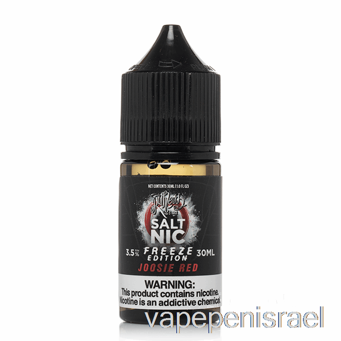 חד פעמי Vape Israel Freeze - מלחים אדומים של Joosie - חסר רחמים - 30 מ"ל 50 מ"ג